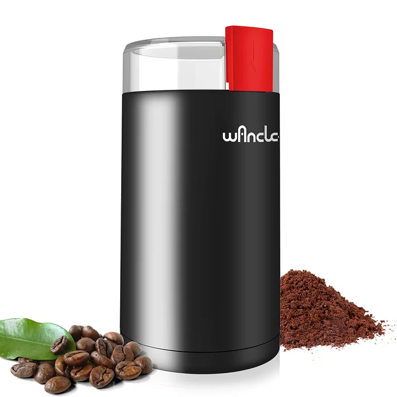 Coffee Grinder Electric Stainless Steel Blade Spice Grinder Household Coffee Bean Mill Grinder Machine with Clean Brush 120/220V