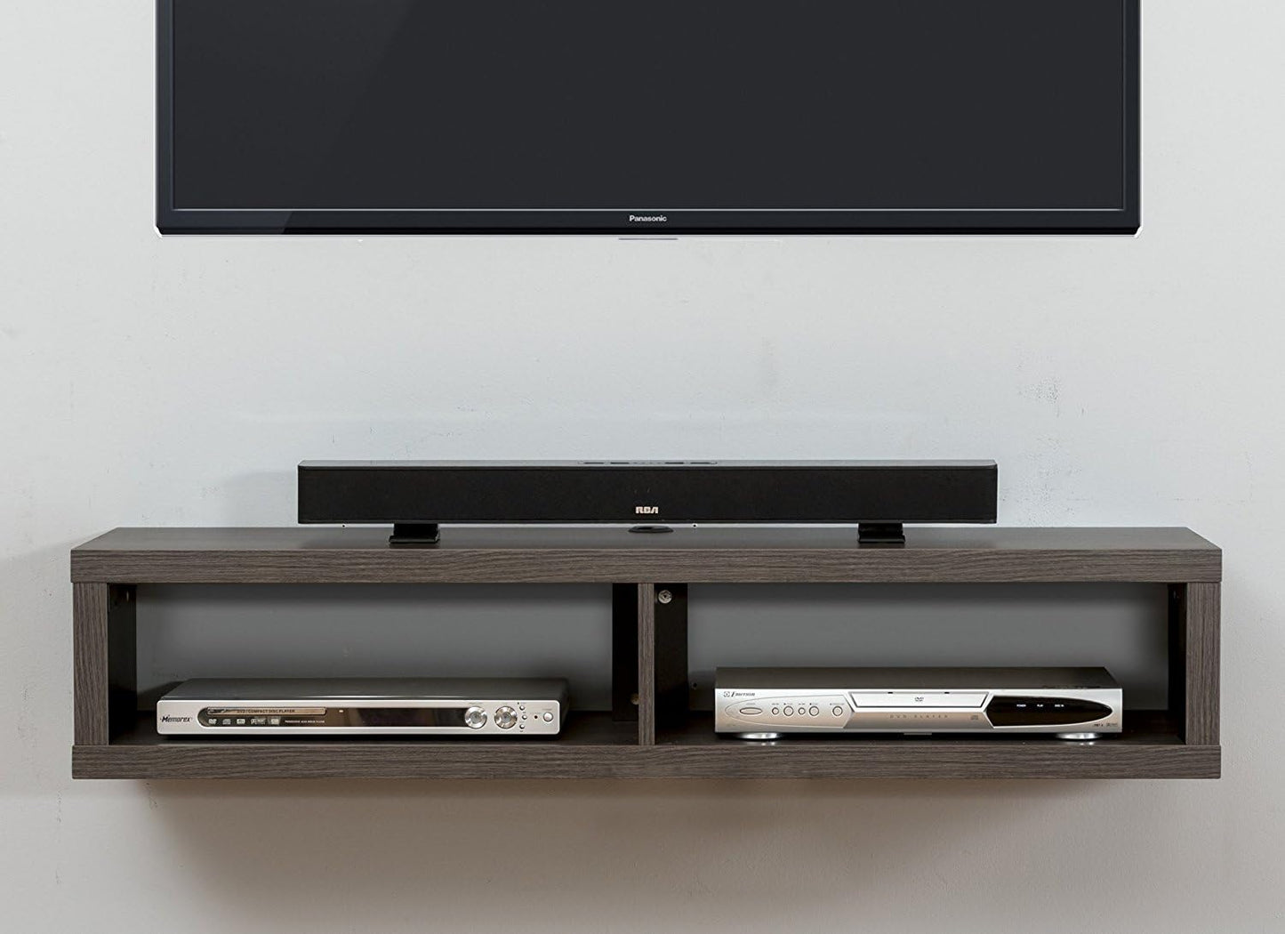 Floating TV Console, 48", Skyline Walnut