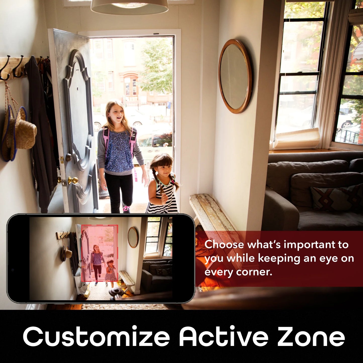 Aware 1080P Indoor Smart Home Security Camera 2 Pack | 2-Way Talk, Night Vision, Motion Alerts | Works with Alexa & Google Home | 2.4 Ghz Wi-Fi | 2 Pack