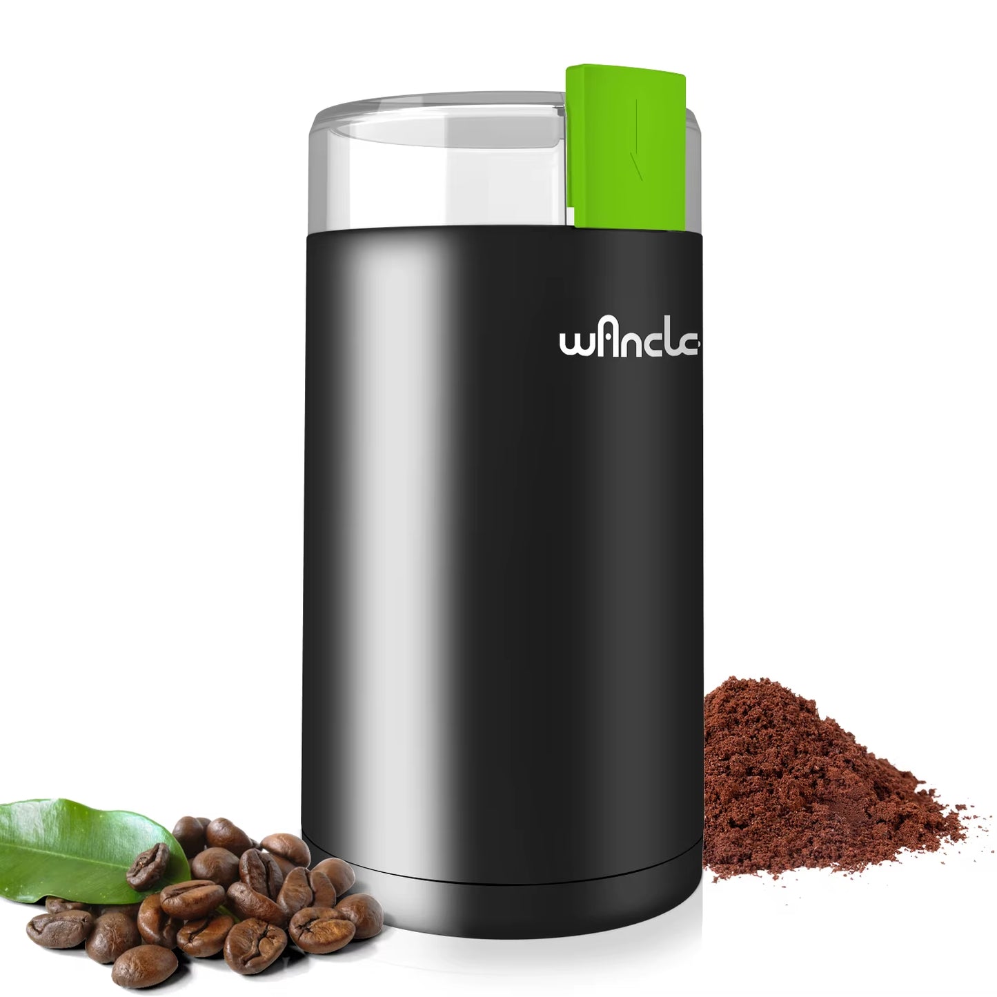 Coffee Grinder Electric Stainless Steel Blade Spice Grinder Household Coffee Bean Mill Grinder Machine with Clean Brush 120/220V