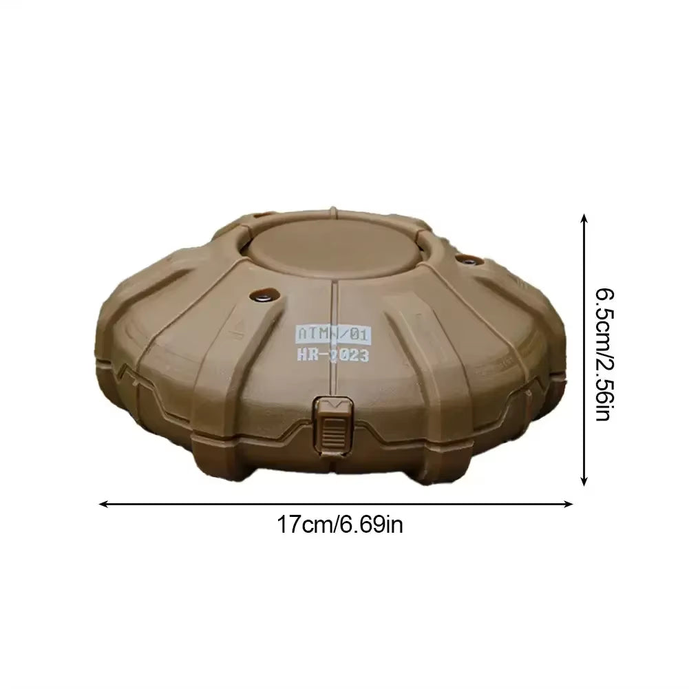 Tactical Mosquito Incense Box Home Outdoor Camping Creative Style Mosquito Repellent Rack Fireproof with Cover