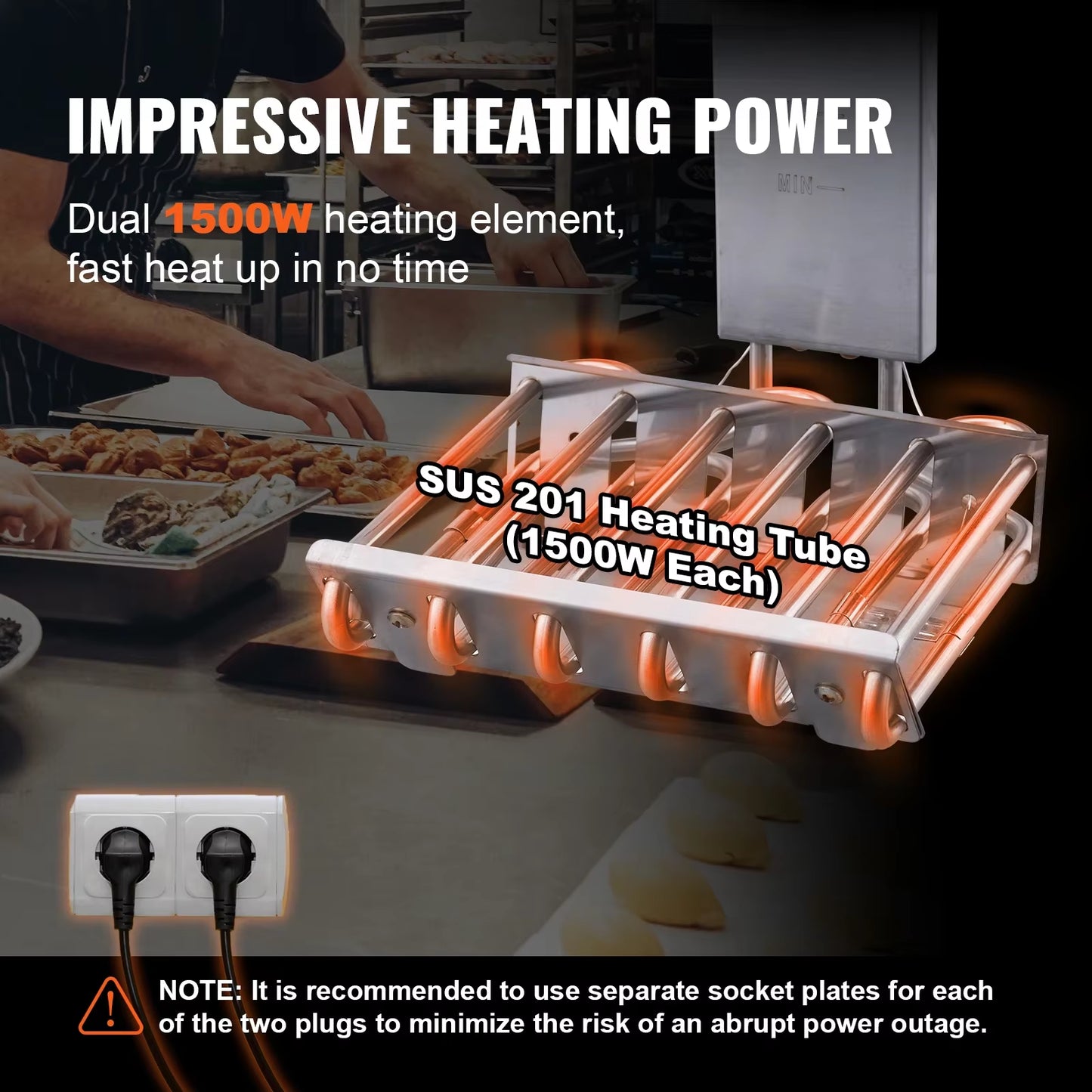 Commercial Electric Deep Fryer W/Dual Tanks 12L Countertop Fryer W/Oil Filter and Timed for Fried Chicken French Frie
