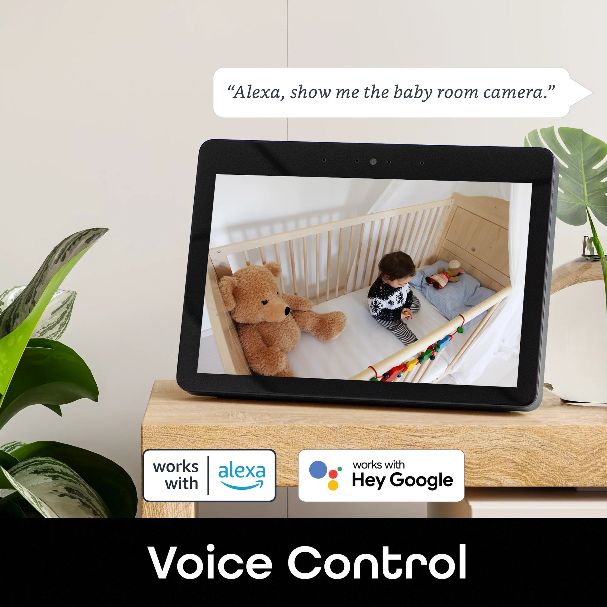 Aware 1080P Indoor Smart Home Security Camera 2 Pack | 2-Way Talk, Night Vision, Motion Alerts | Works with Alexa & Google Home | 2.4 Ghz Wi-Fi | 2 Pack