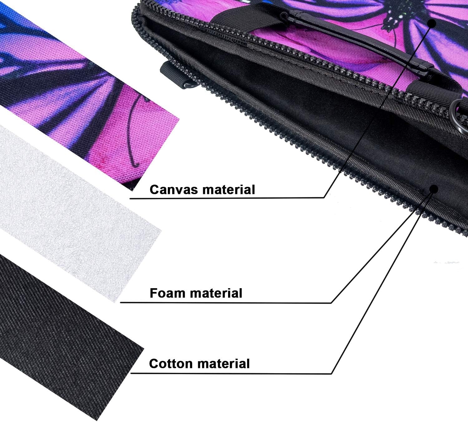 Canvas Laptop Carrying Shoulder Sleeve Carrying Case Protective Bag Briefcase for 11.6 12 12.9 13 13.3 Inches Laptop Ultrabook Netbook (Csh-02)