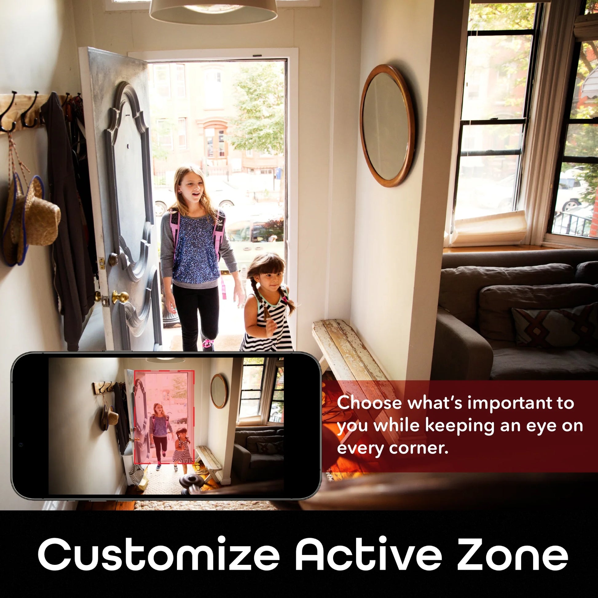 Aware 1080P Indoor Smart Home Security Camera 2 Pack | 2-Way Talk, Night Vision, Motion Alerts | Works with Alexa & Google Home | 2.4 Ghz Wi-Fi | 2 Pack