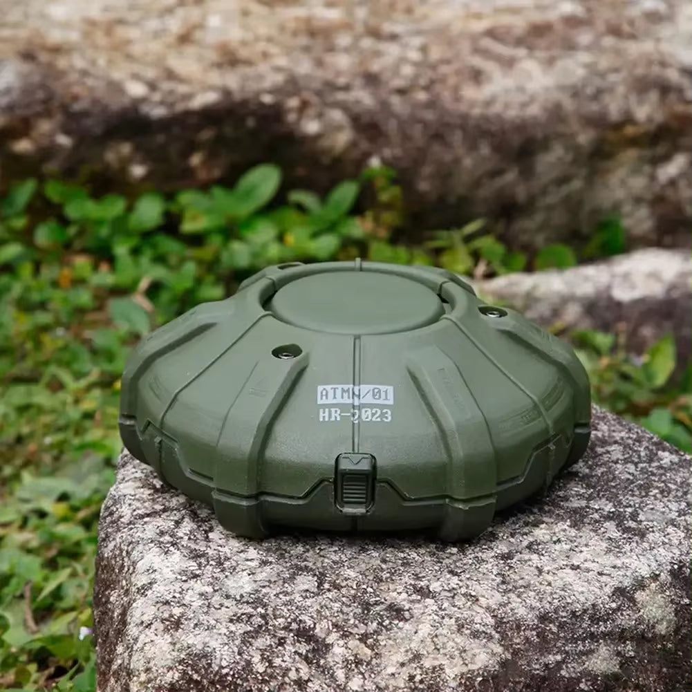 Tactical Mosquito Incense Box Home Outdoor Camping Creative Style Mosquito Repellent Rack Fireproof with Cover