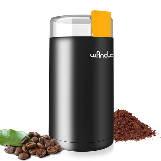 Coffee Grinder Electric Stainless Steel Blade Spice Grinder Household Coffee Bean Mill Grinder Machine with Clean Brush 120/220V