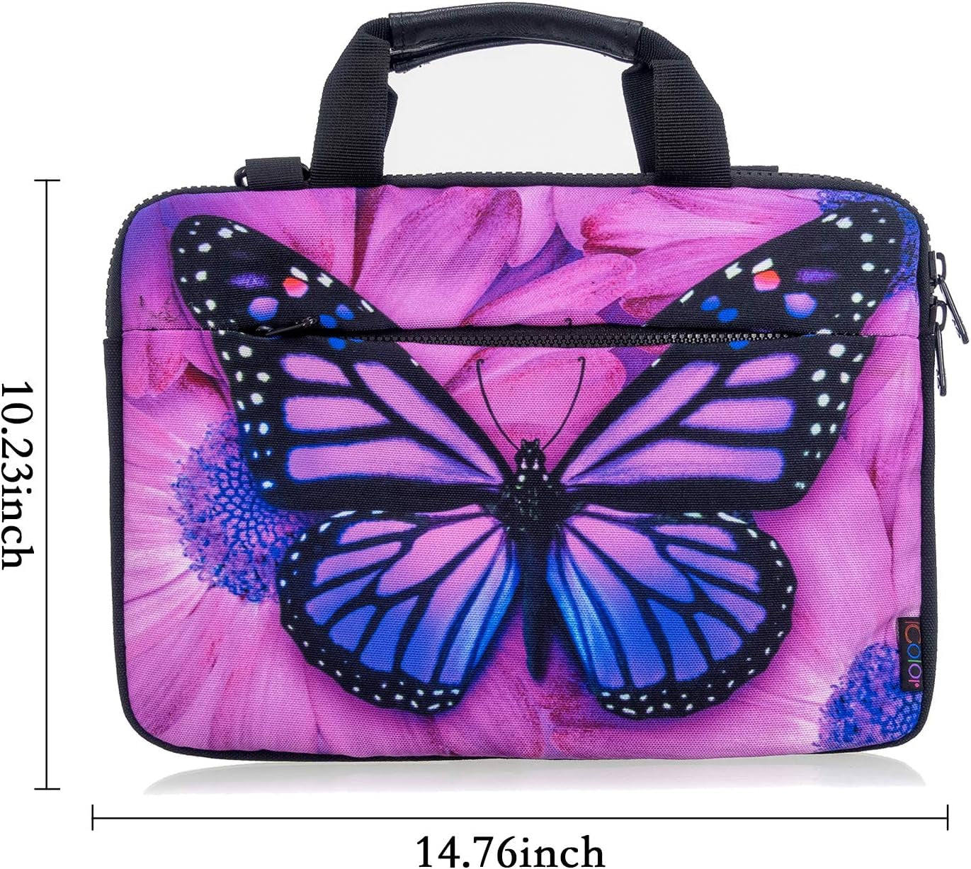 Canvas Laptop Carrying Shoulder Sleeve Carrying Case Protective Bag Briefcase for 11.6 12 12.9 13 13.3 Inches Laptop Ultrabook Netbook (Csh-02)