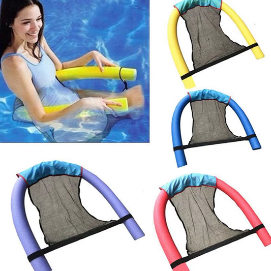 Floating Pool Water Hammock Float Lounger Floating Toys Inflatable Pool Float Pool Chair （Floating Rods Are Not Included）