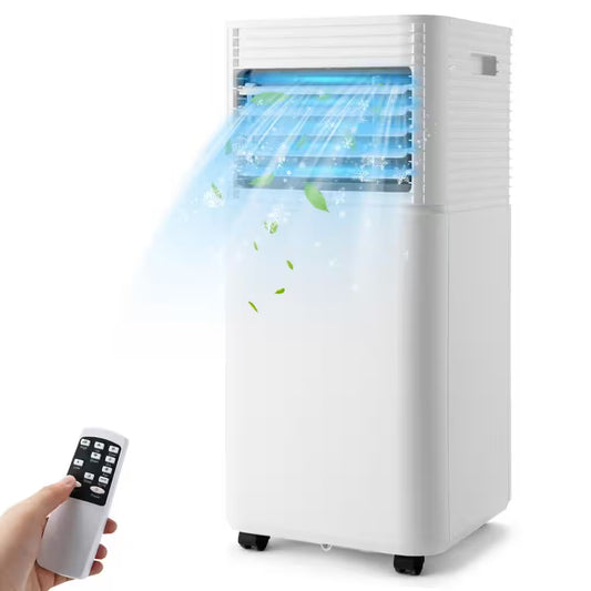 5,300 BTU Portable Air Conditioner Cools 350 Sq. Ft. in Black